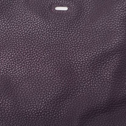 Hermes Lindy 34 Shoulder Bag Taurillon Clemence Raisin (silver Hardware)