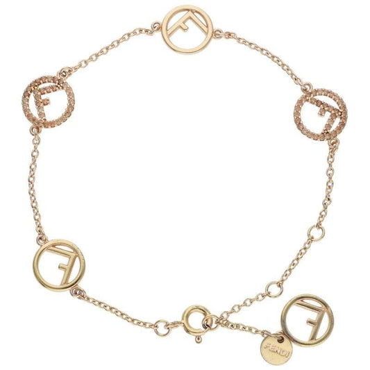 Fendi Fflogo Line Stone Bracelet