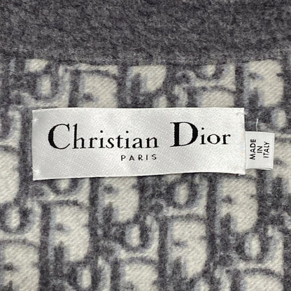 Dior/christian Dior Coat Size USA 2 Ladies - 110m32a1375 Grey Long Sleeves/winte