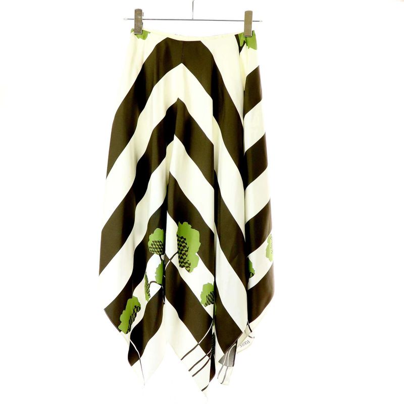 Loewe Paula's Ibiza Loewe Paula's Ibiza 24ss Asymmetrical Silk Skirt S616y08x39