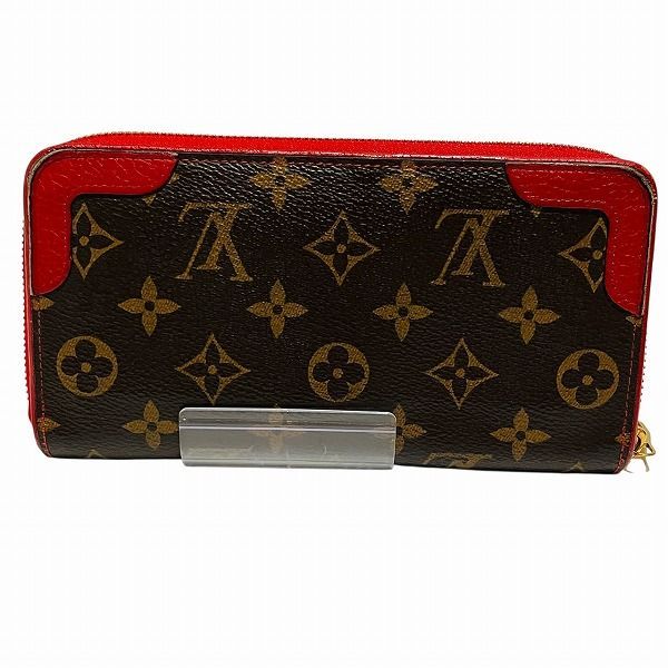 Louis Vuitton Monogram Zippy Wallet Retiro M61854 Long Wallet Women