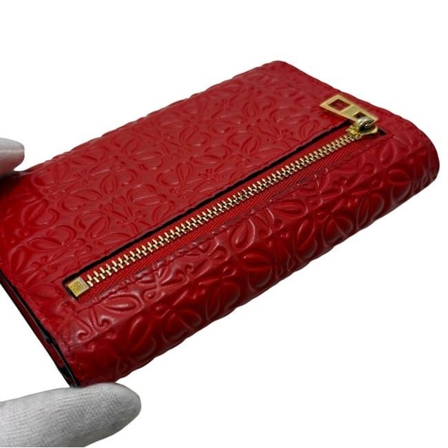 Loewe Bifold Wallet Red Repeat Anagram 107.55 G96 — view 9