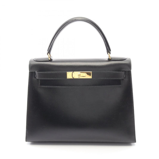 Hermes Handbag Kelly 28 Black