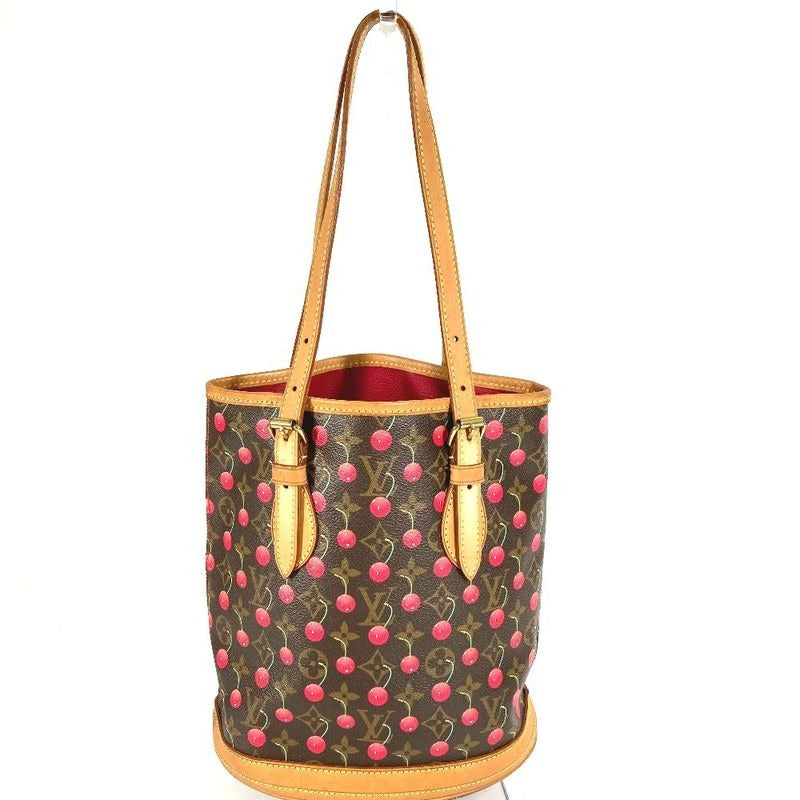 Louis Vuitton Shoulder Bag Bucket PM Monogram Canvas Brown