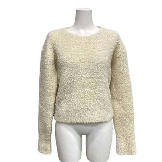 Dior/christian Dior Long Sleeve Sweater Size I 40 Women's 154s55am114 Ivory