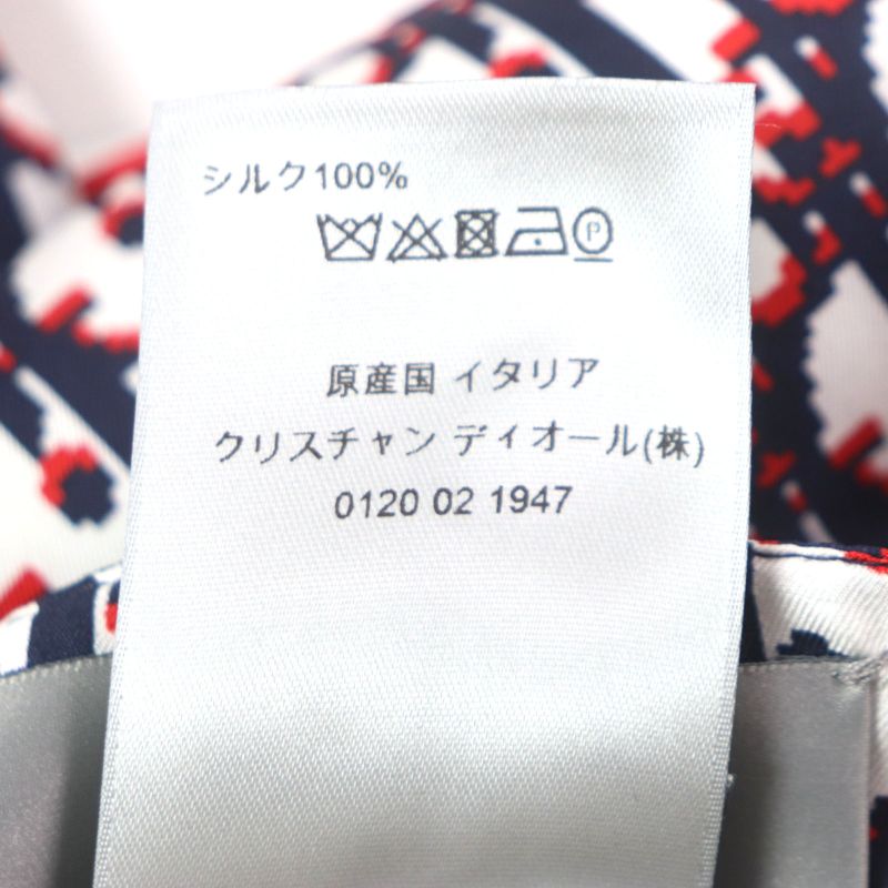  DIOR Homme 20SS 013c121a4751 Silk Obscure Pixel Bermuda Shorts White Navy Red