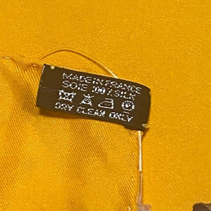 Hermes LE Zebres Zebra Hermes Scarf Silk Carre 90 Clothing Ladies Orange