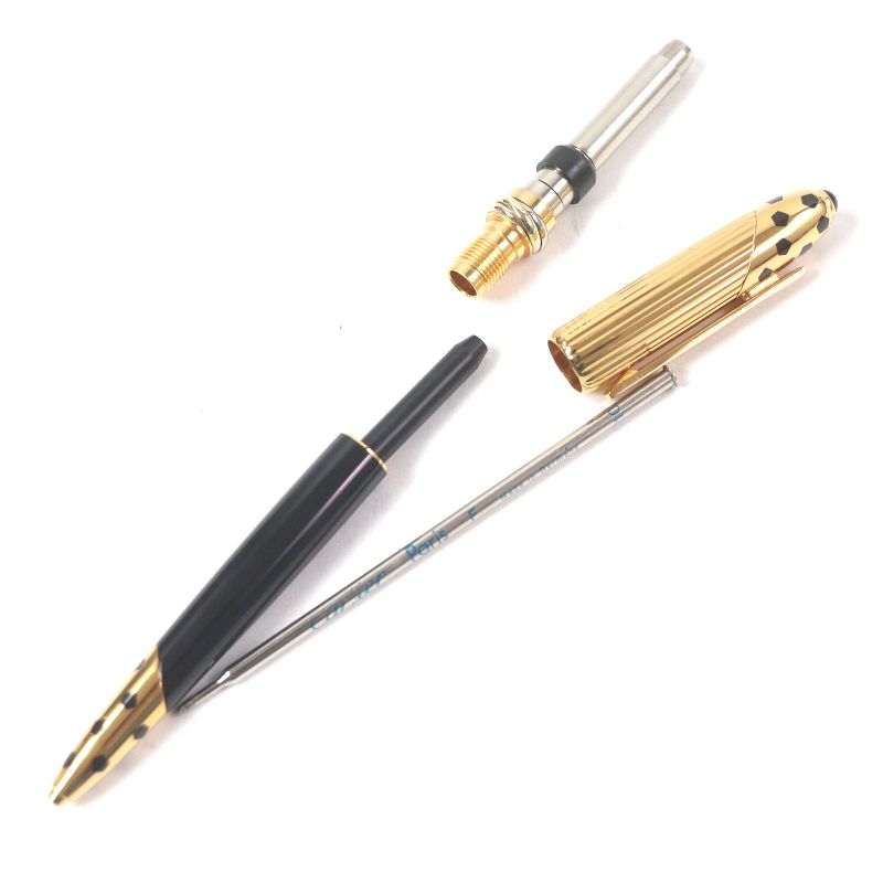 Cartier Panthère De Cartier Trinity Ballpoint Pen With Twist Mechanism Gold