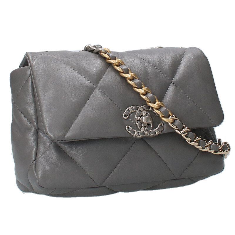 Chanel19 As1160 Lamb Skin 2WAY Chain Shoulder Bag For Men 19