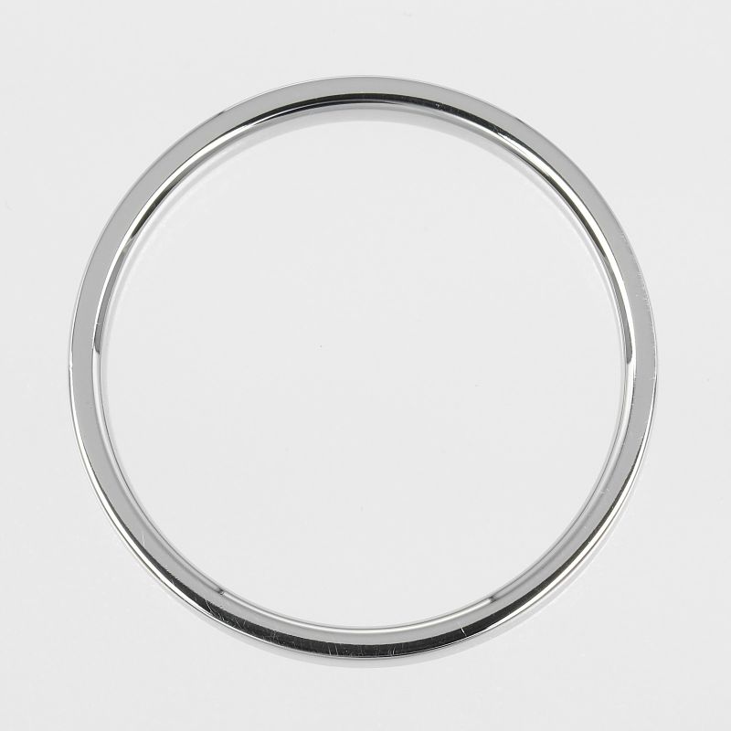 Tiffany & Co Band Ring 3mm (0.12in) Model Pt950platinum 17.5 Men's 5g Ring