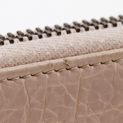 Balenciaga Classic Continental 253036 Calf Beige Pink Ladies Long Wallet