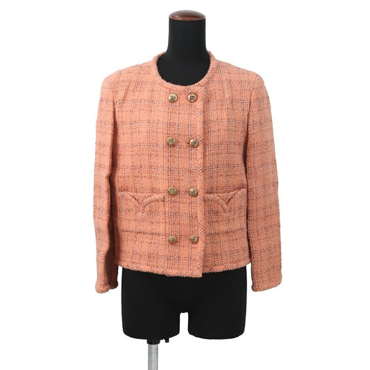 Chanel Jacket Tweed CC Logo 40
