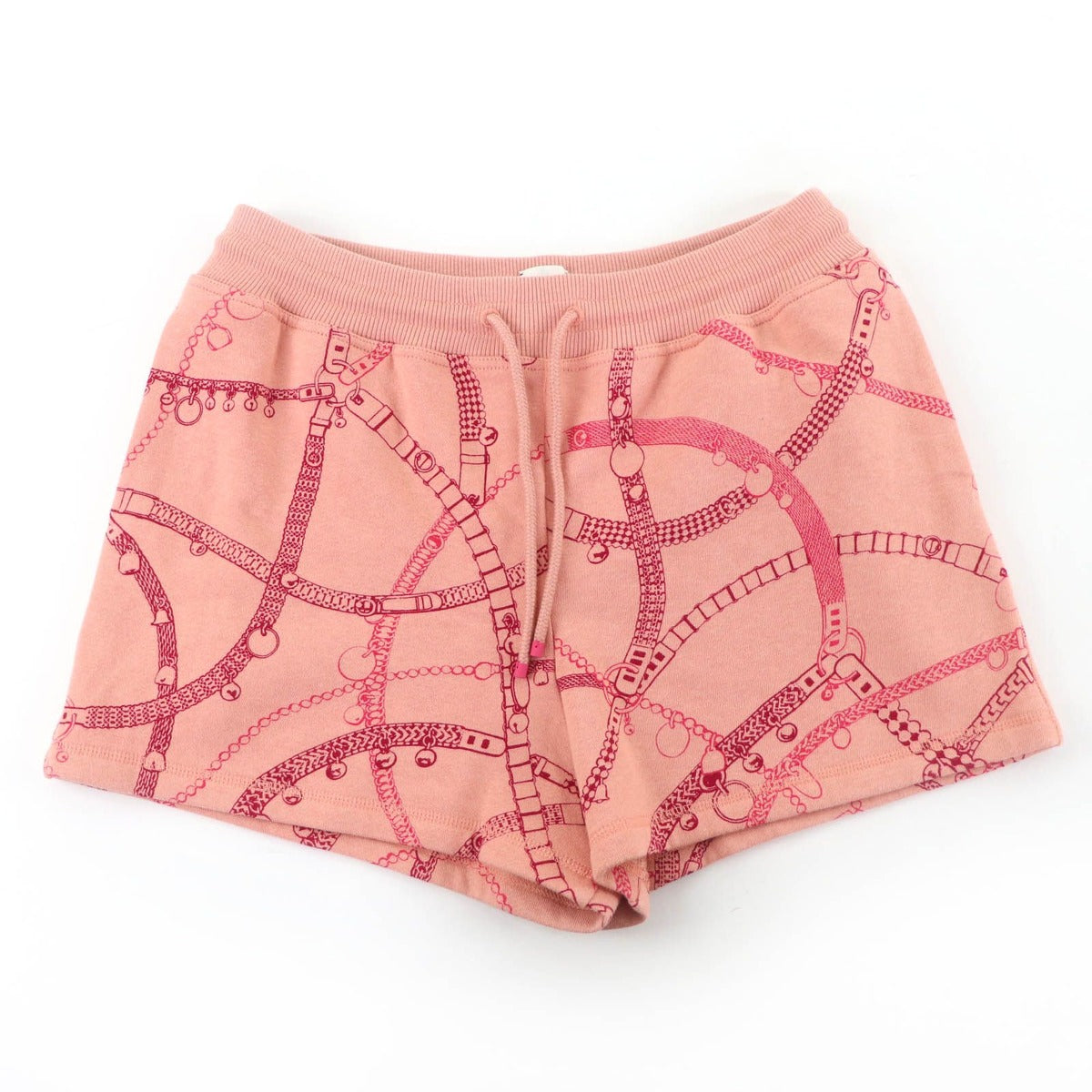 Hermes Tresor de Medor Cotton Camel Shorts Coral 36