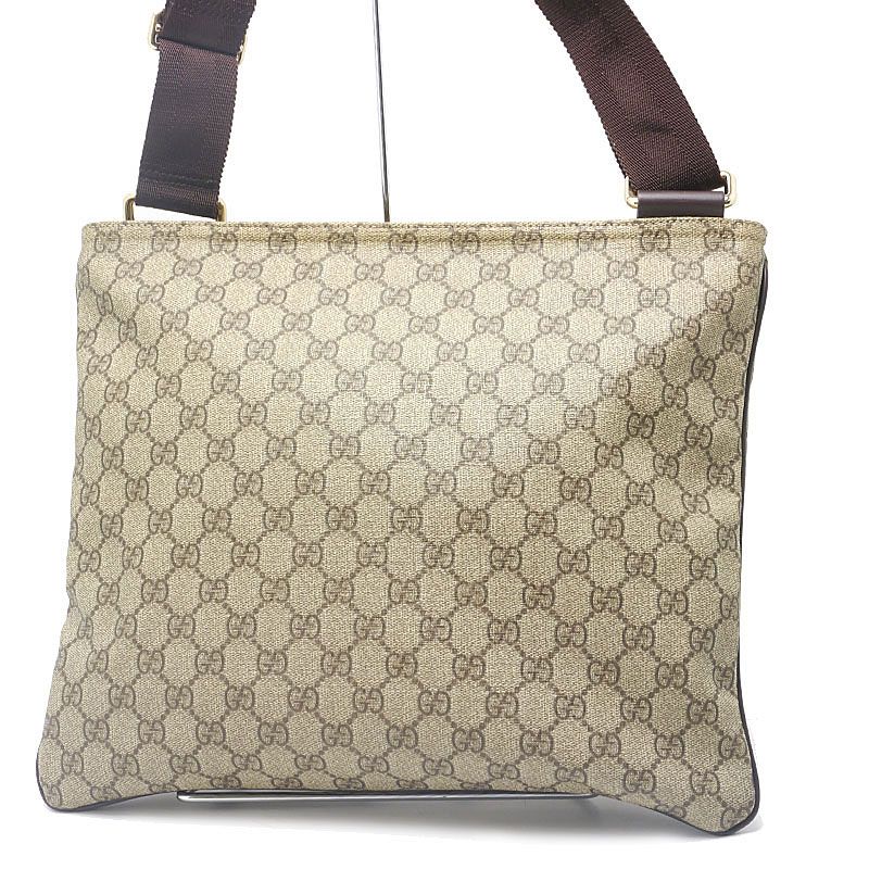 Gucci GG Supreme 201446 Shoulder Bag Beige
