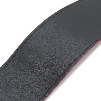 Fendi Shoulder Strap Ff Logo Leather Black Multicolor Silver Hardware Sequins