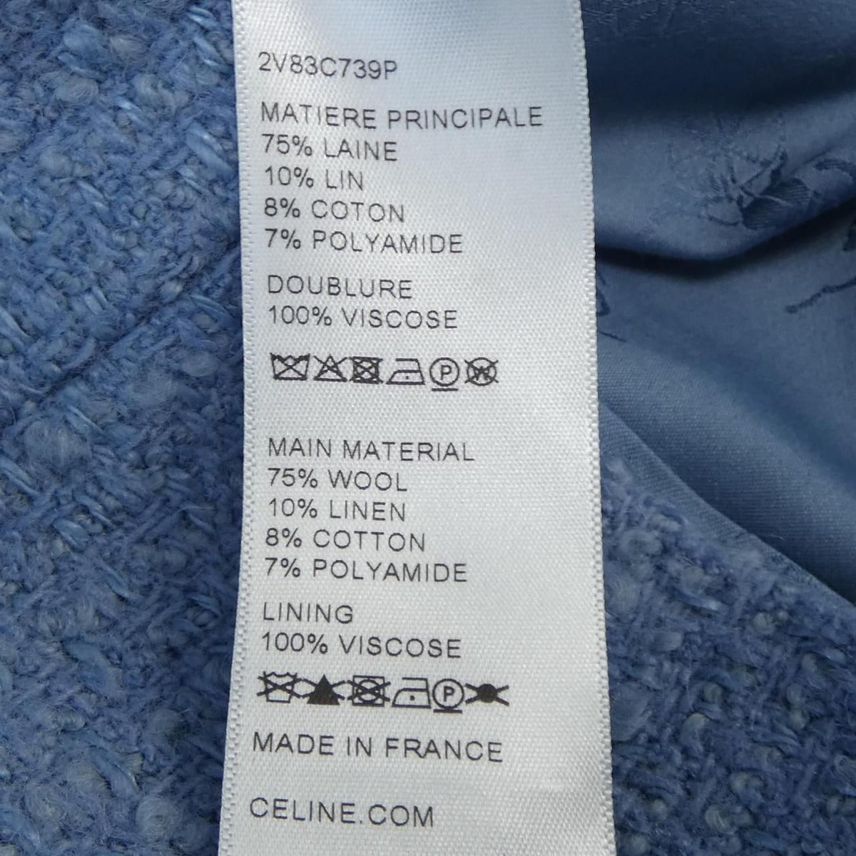 Celine Collarless Jacket 34 — view 3
