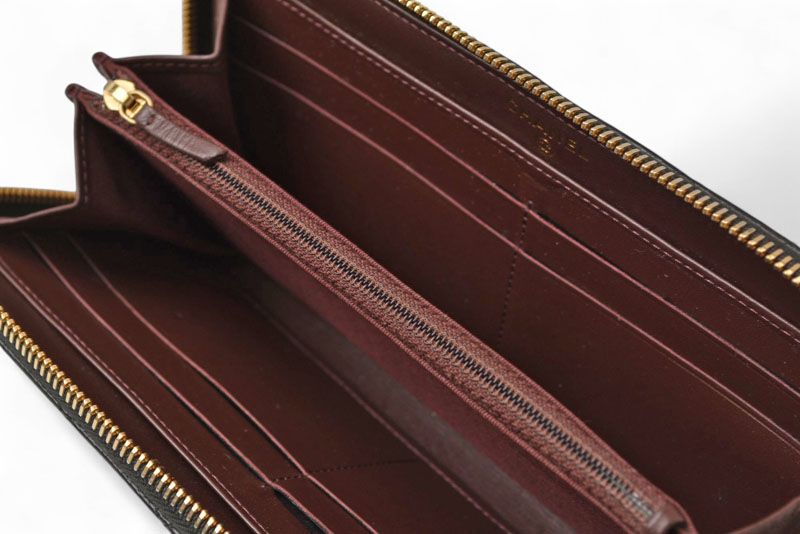 Chanel Wallet Chanel Long Wallet Matelasse Caviar Skin A50097 Black Gold