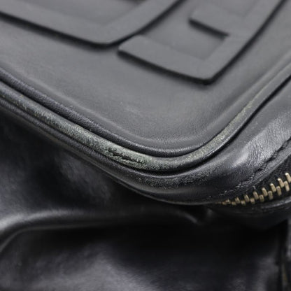 Fendi Fish Eye 2way Shoulder 7va526 Calf Black Unisex Body Bag