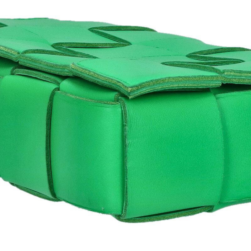 Bottega Veneta Cassette Intrecciato Leather Shoulder Bag Men's