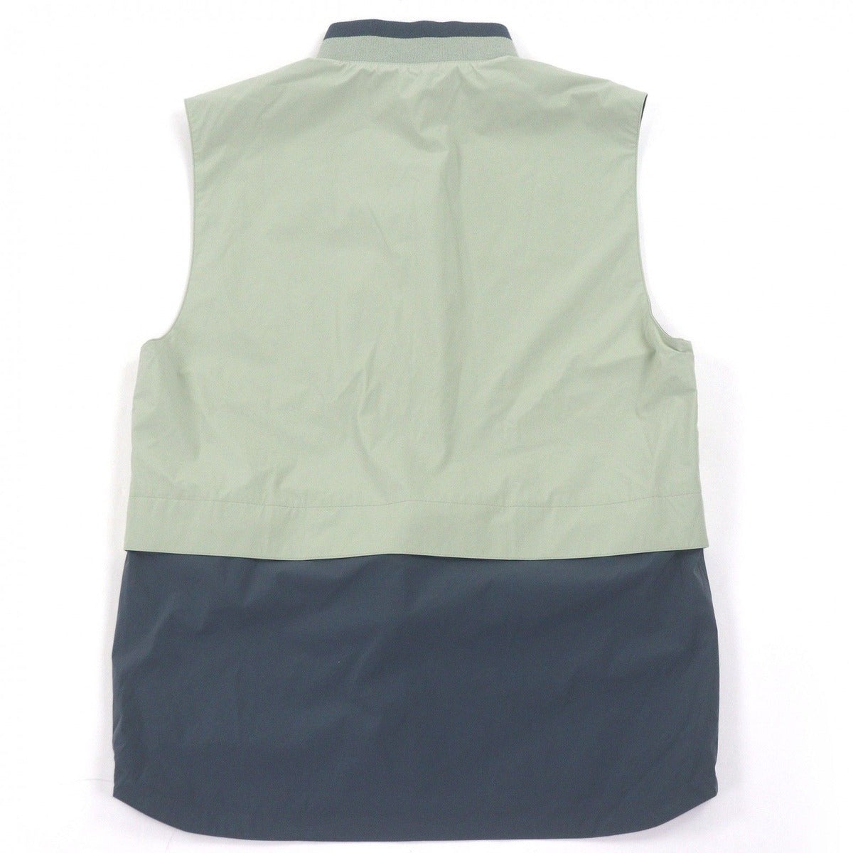 Hermes Logo Zip Packable Up Nylon Vest Gilet Green 46 — view 4