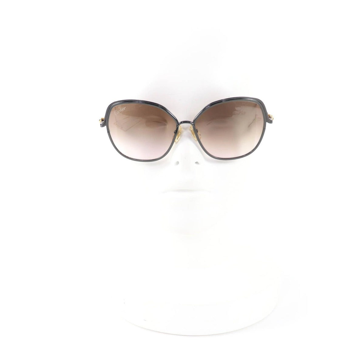 Cartier Trinity Twist Sunglasses Eyewear Black Gold 140 — view 2