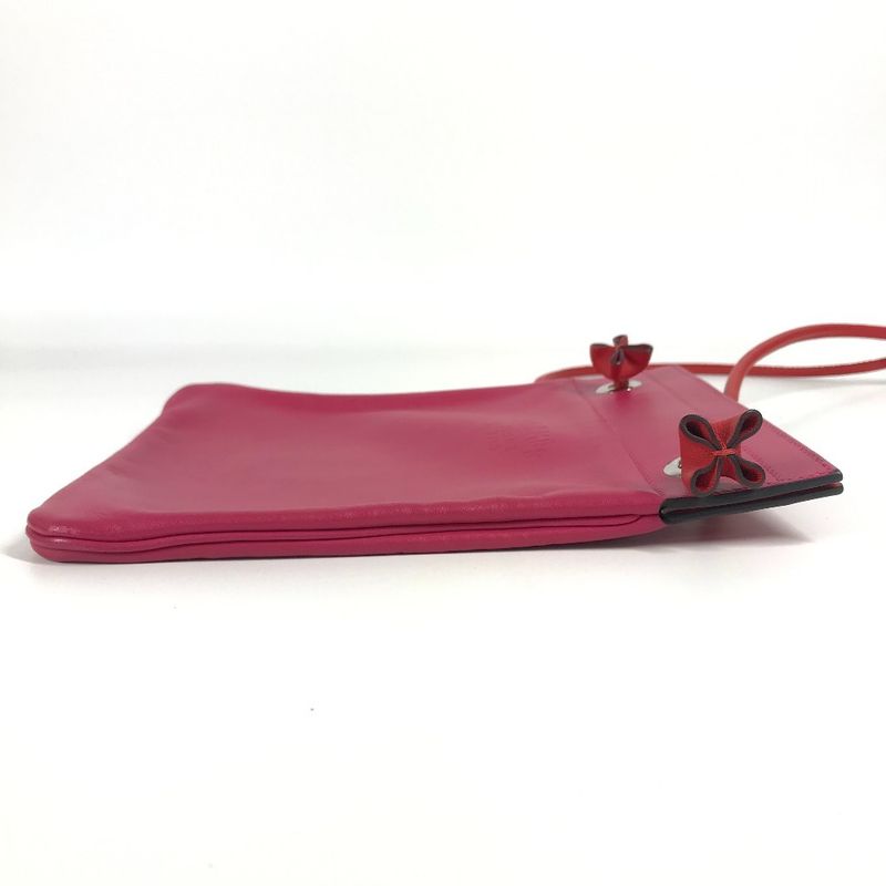 Hermes Shoulder Bag Sac Aline Mini Leather Pink