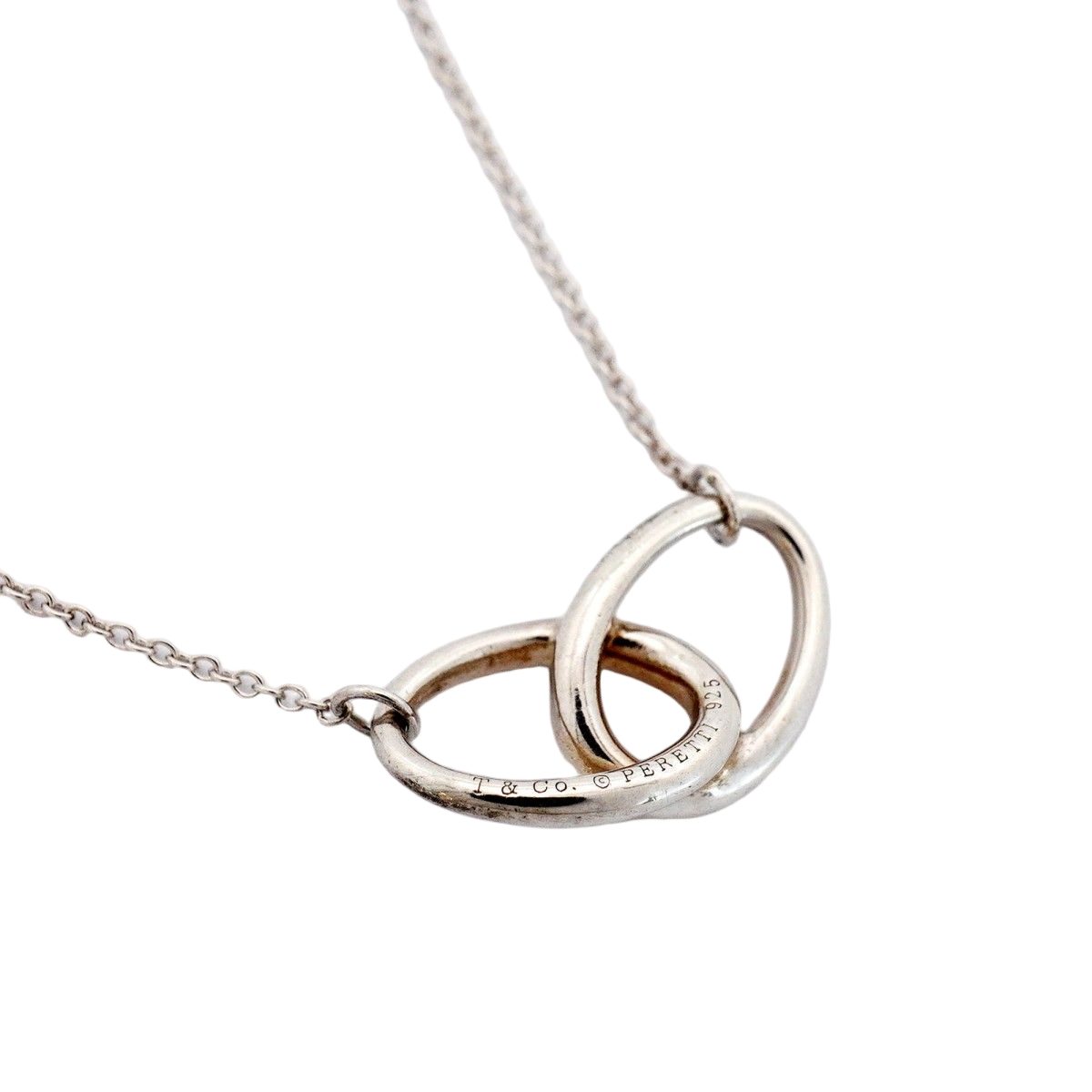 Tiffany & Co Necklace Double Loop 925 Sterling Silver — view 2