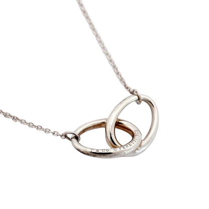 Tiffany & Co Necklace Double Loop 925 Sterling Silver — view 2