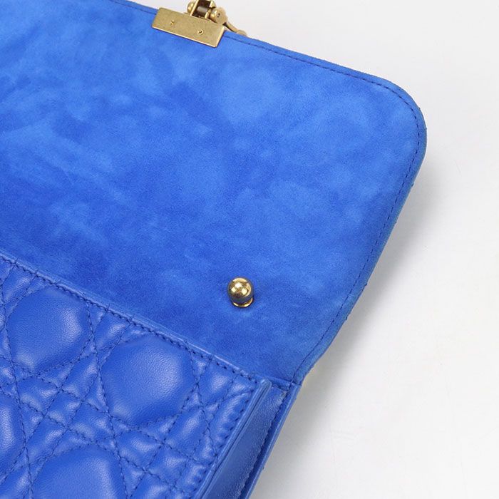 DIOR Chain Addict Shoulder Bag Lambskin Women's