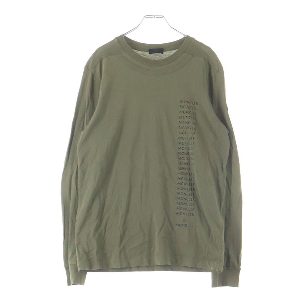 Moncler Maglia Manica Lunga Front Print Shirt