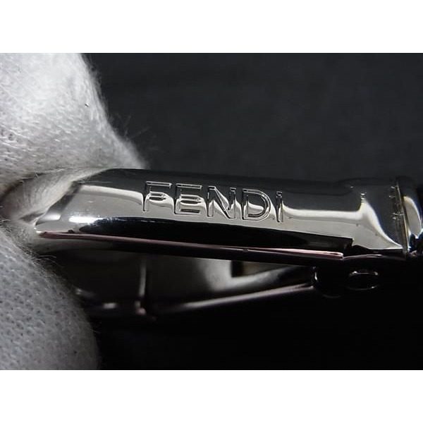 Fendi Key Holder Key Sling Bag Charm Silver — view 3