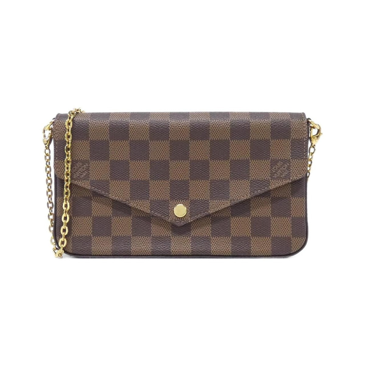 Louis Vuitton Damier Pochette Shoulder Bag Ebene