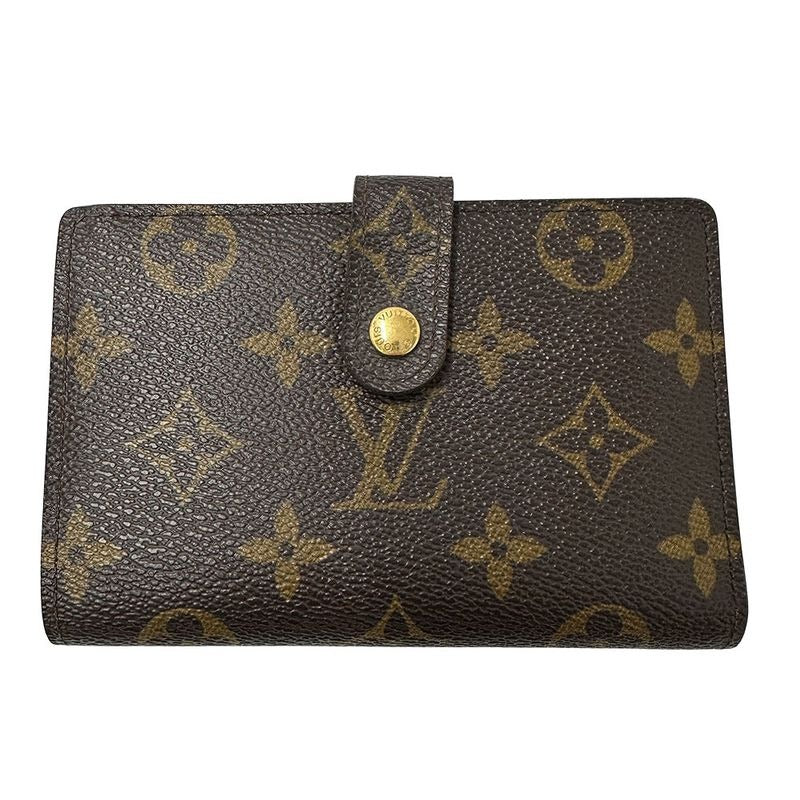 Louis Vuitton Wallets Men Brand Bifold Monogram Canvas Portefeuil