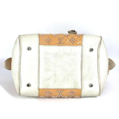 Louis Vuitton Shoulder Bag Speedy Round M40704 Enamel/leather Rose Pink