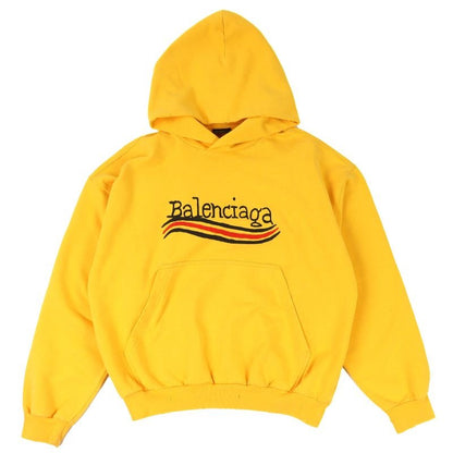 Balenciaga 23 SS 100% Cotton Campaign Logo Distressed Hoodie