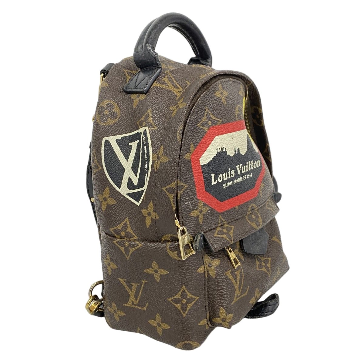Louis Vuitton Backpack Monogram Palm Springs Mini Brown — view 2