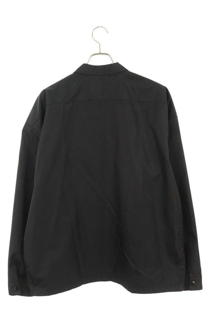 Prada Sc810 S000 Triangle Logo Plate Li Nylon Jacket Men's XL