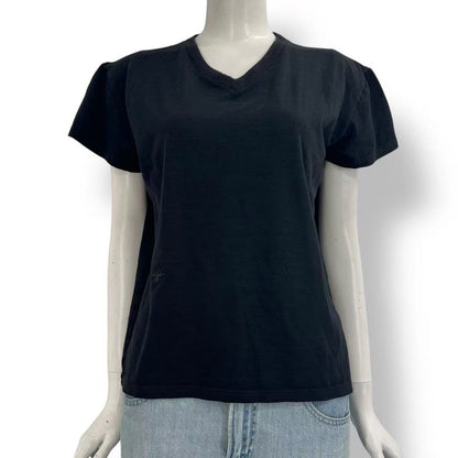 Dior Homme Short Sleeve T-Shirt Bee Embroidery Crew Neck Black Bee Wool