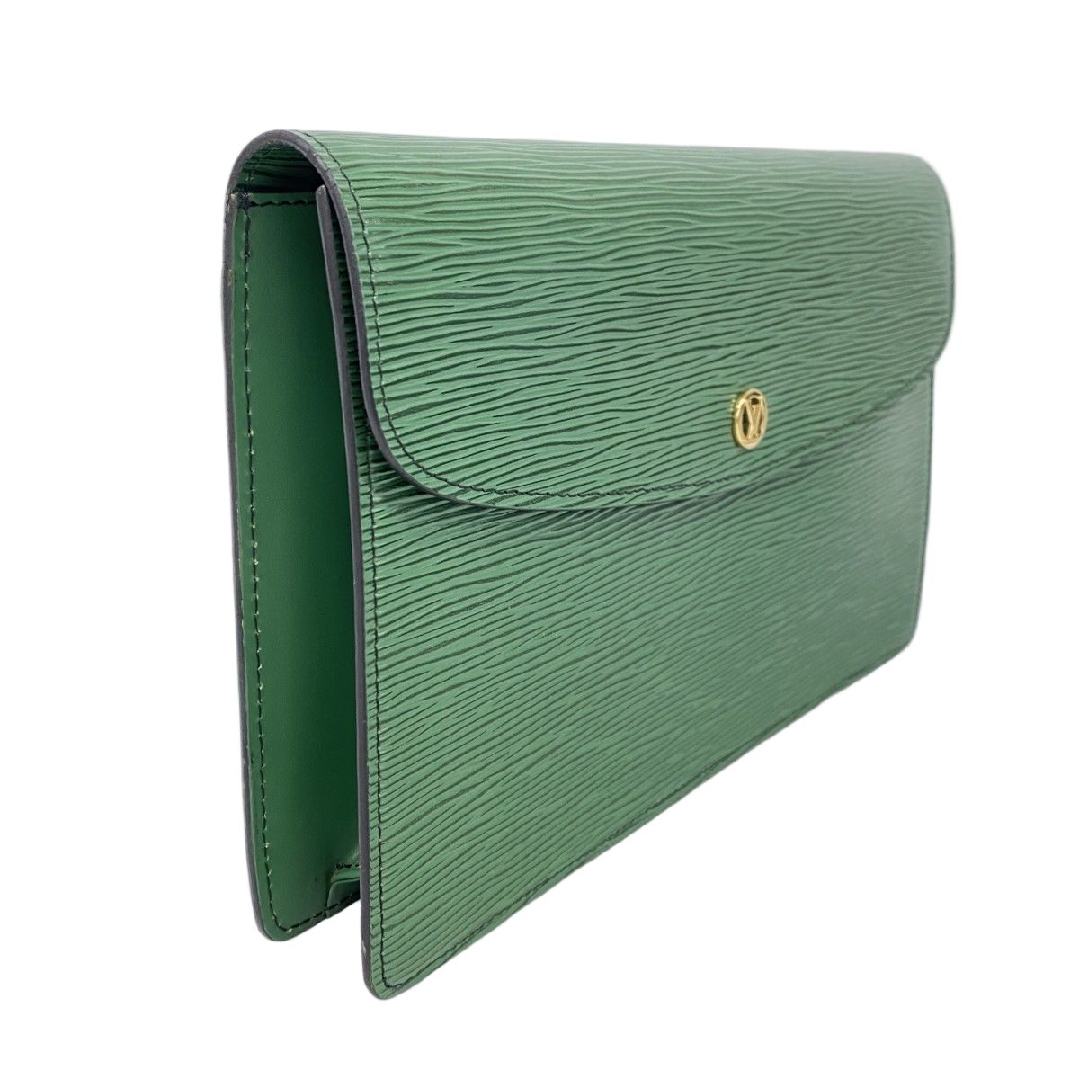 Louis Vuitton Clutch Epi Montaigne 27 Borneo Green — view 2