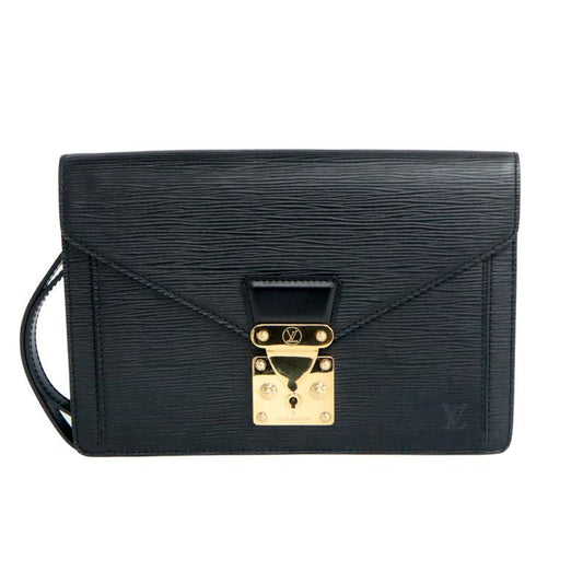 Louis Vuitton Epi Pochette Serie Dragonne Noir Black Second Bag