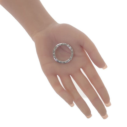 Bulgari Bvlgari Logo 34886 Key Ring Silver 925 Men Ladies Unisex [A Rank]