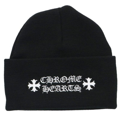 Chrome Hearts Acrylic Watch Cap Logo Embroidered Beanie Knit