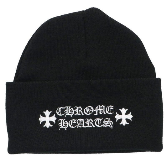 Chrome Hearts Acrylic Watch Cap Logo Embroidered Beanie Knit