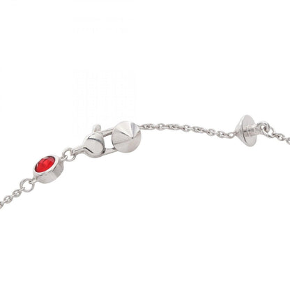 Gucci Necklace Red Heart Silver — view 3