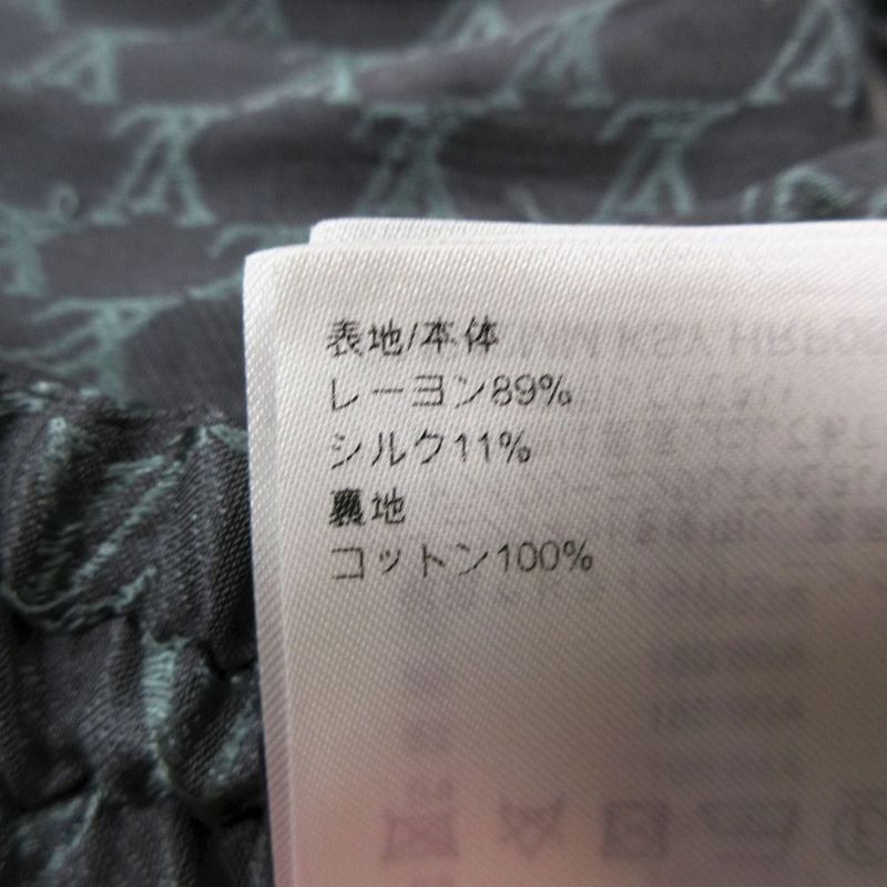 Louis Vuitton 24aw Jacquard Monogram Silk Plend Shorts Grey Size XL Men's