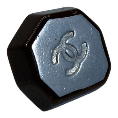 Chanel Earrings Accessories Small Accessories Coco Mark Octagon Plastic Brown