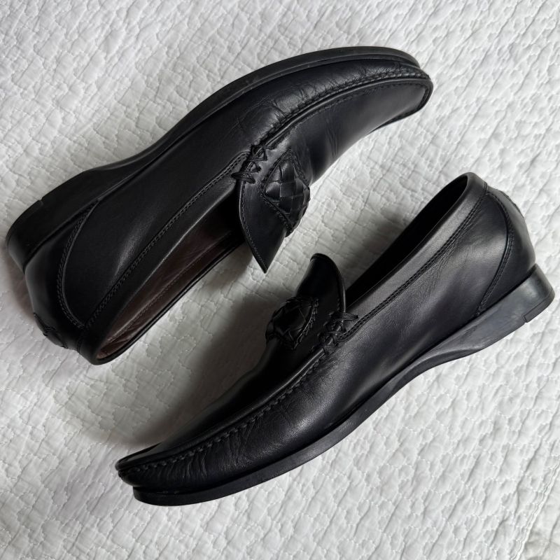Bottega Veneta Intrecciato Leather Loafer 36 1 2 23.5cm (9.25in) Black Women