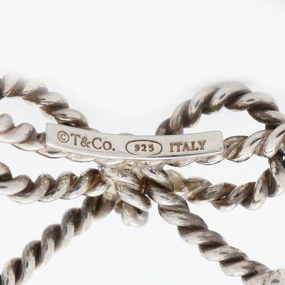 Tiffany & Co Ring With Twisted Ribbon Silver 925 Size 11 Ladies