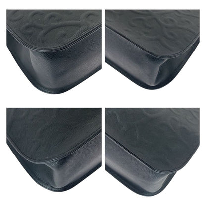 YVES Saint Laurent Yves Saint Laurent Black Gold Hardware Leather Tote Bag