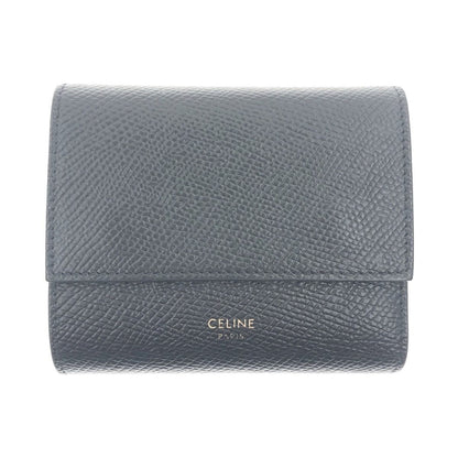 Celine Small Trifold Wallet Trifold Wallet Black